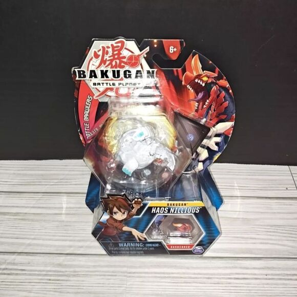 Bakugan Battle Planet Battle Brawler HAOS NILLIOUS Bakucores Action Figure New - Picture 1 of 9